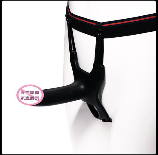 🖤 กางเกงทอม (Hollow Strap-on) | อุปกรณ์สวมใส่ซิลิโคนแบบกลวง สายรัดปรับได้