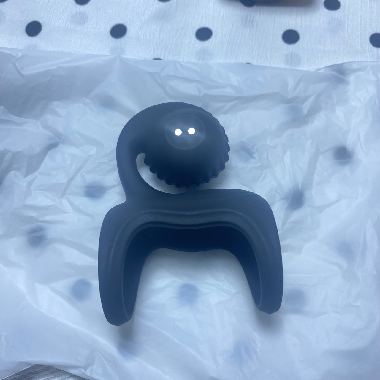 HARUE Snail Shape Clitoris Stimulator Vibrating Ring - Dual Motors 10 Modes