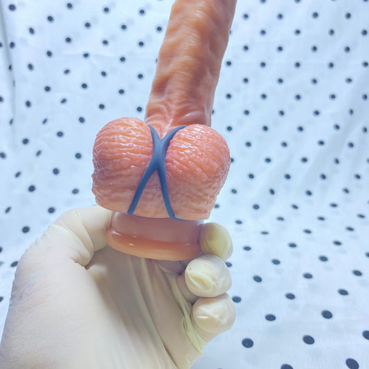 The Figure-Eight Adjustable Silicone Semen Lock & Retention Ring - เชือกล็อคน้ำอสุจิซิลิโคนปรับได้