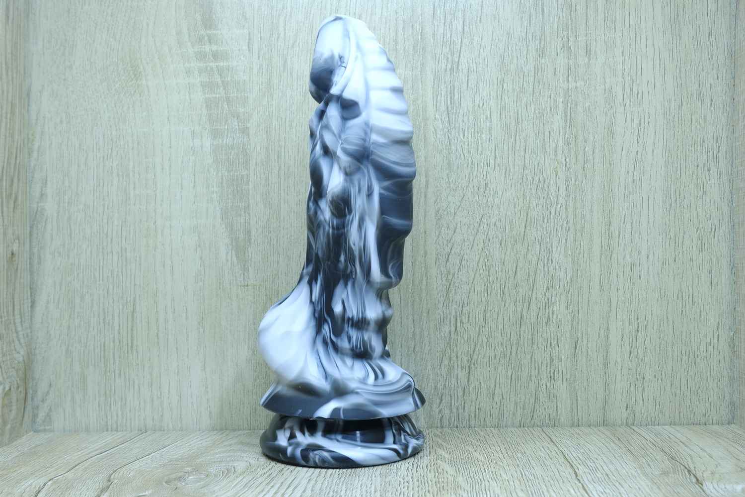 ดิลโด้ Gusdun ลายหินอ่อนสีเทา-ดำ Non-Vibrating