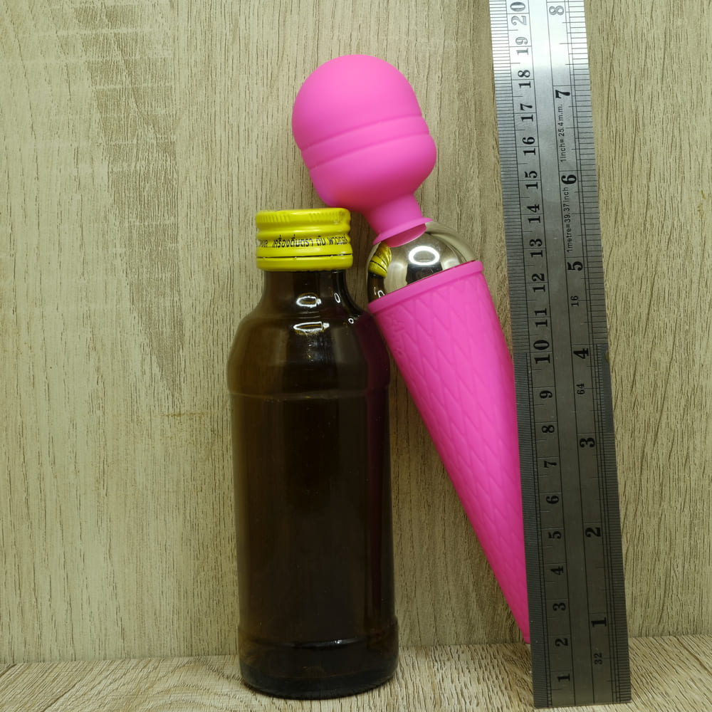 ดิลโด้ USB Magic Wand หัวบิ๊ก ซิลิโคนเกรดทางการแพทย์