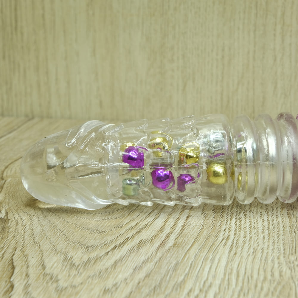 ภาพแสดง Dildo ลูกปัดสี พร้อมรายละเอียดขนาด