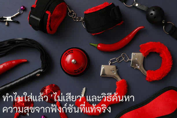 ทำไมใส่แล้ว 'ไม่เสียว' และวิธีค้นหาความสุขจากฟังก์ชันที่แท้จริง