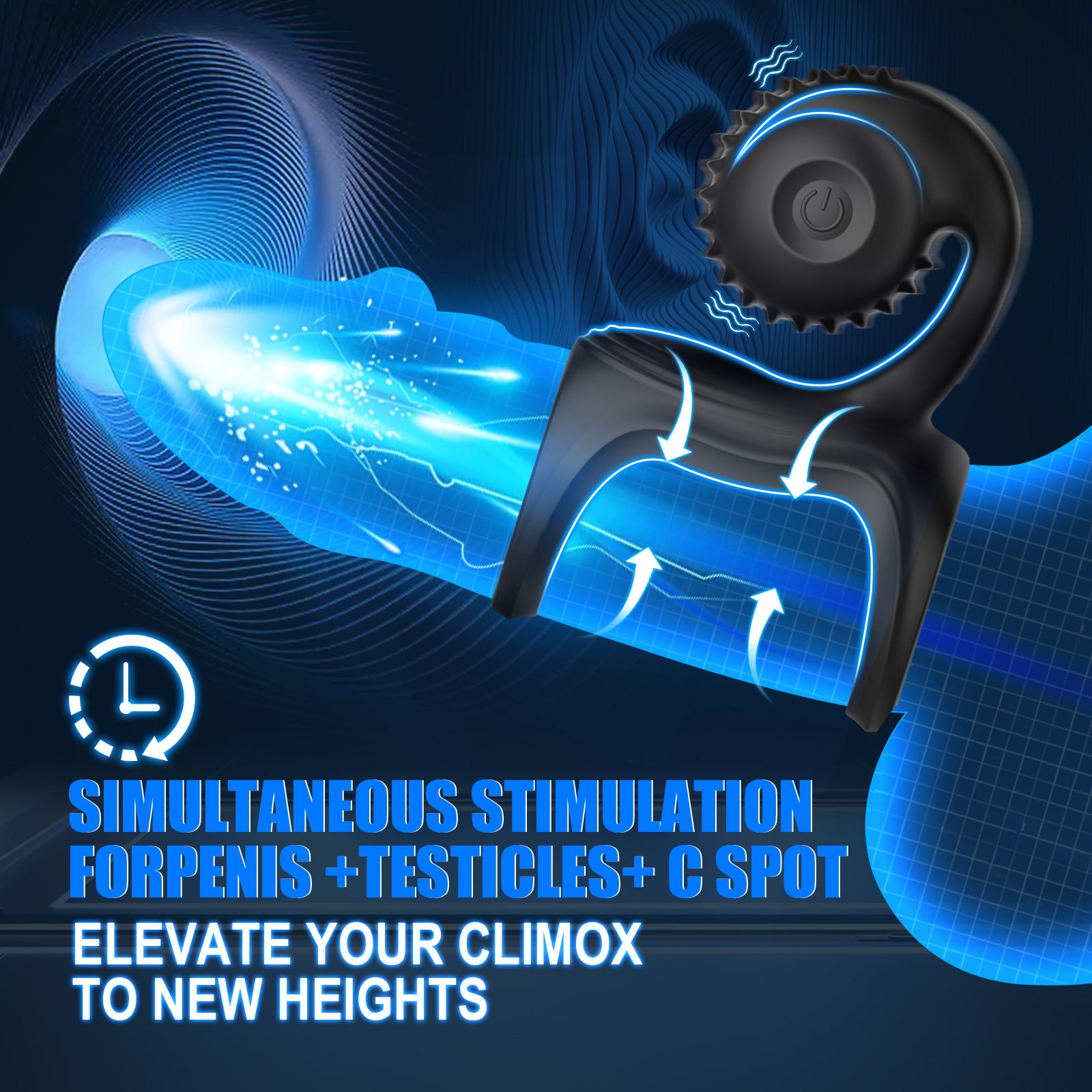 แหวนสั่นของเล่นกระชับช่องคลอด