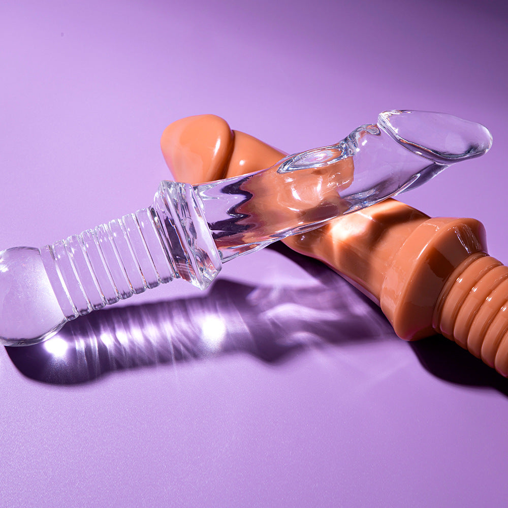 🗡️ ดิลโด้รูปทรงดาบ (Sword Dildo) TPE นุ่มโค้งงอได้ กันน้ำ 100% กระตุ้นจุด G