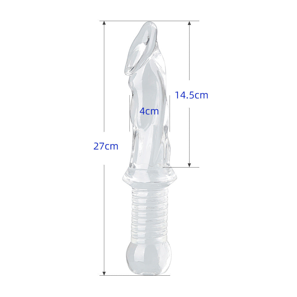 🗡️ ดิลโด้รูปทรงดาบ (Sword Dildo) TPE นุ่มโค้งงอได้ กันน้ำ 100% กระตุ้นจุด G