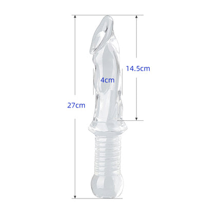 🗡️ ดิลโด้รูปทรงดาบ (Sword Dildo) TPE นุ่มโค้งงอได้ กันน้ำ 100% กระตุ้นจุด G