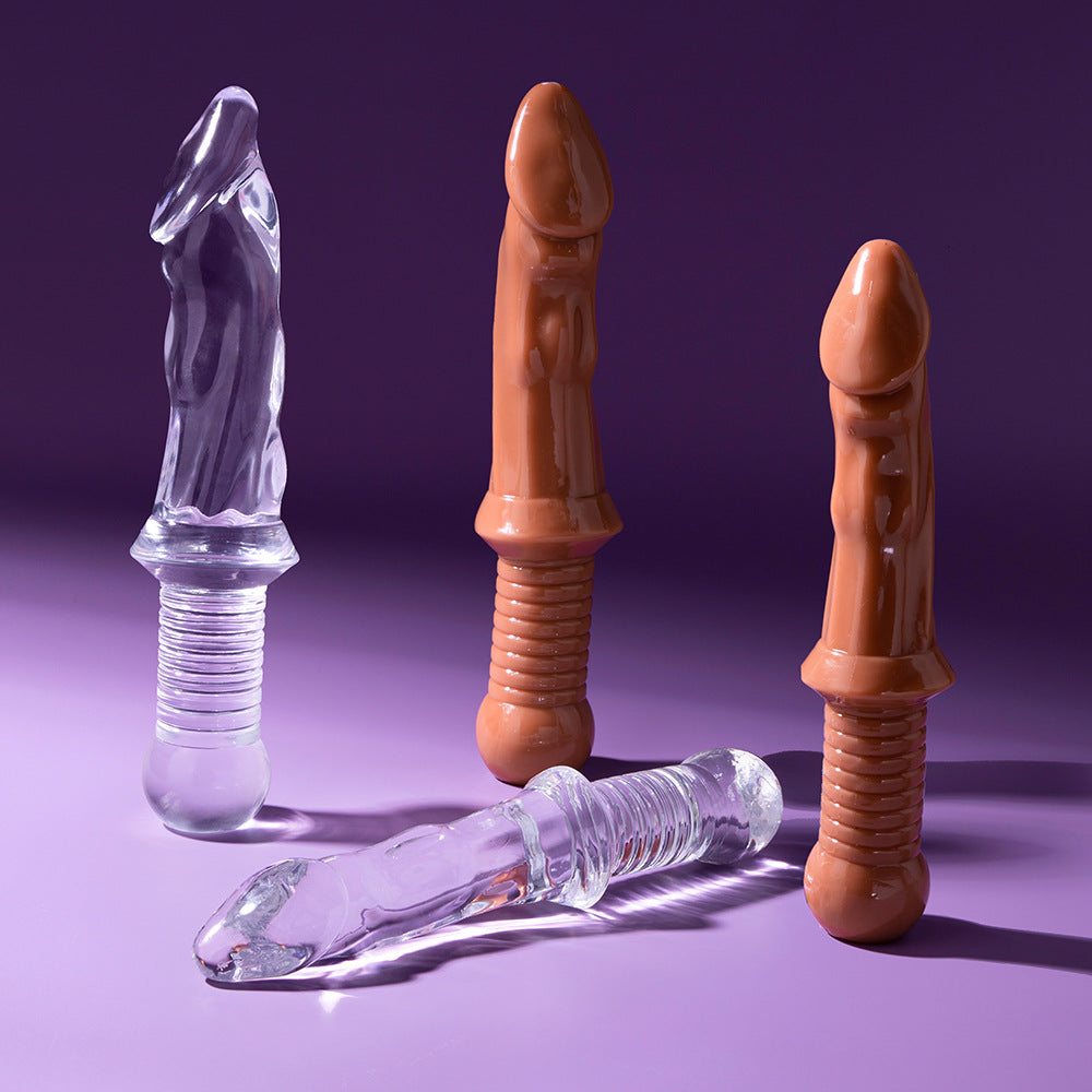 🗡️ ดิลโด้รูปทรงดาบ (Sword Dildo) TPE นุ่มโค้งงอได้ กันน้ำ 100% กระตุ้นจุด G