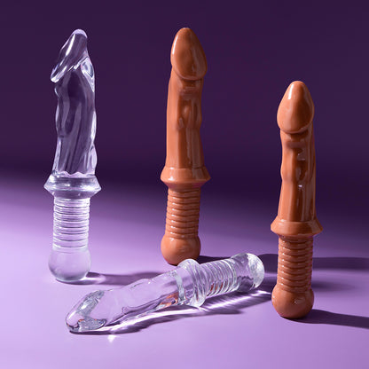 🗡️ ดิลโด้รูปทรงดาบ (Sword Dildo) TPE นุ่มโค้งงอได้ กันน้ำ 100% กระตุ้นจุด G