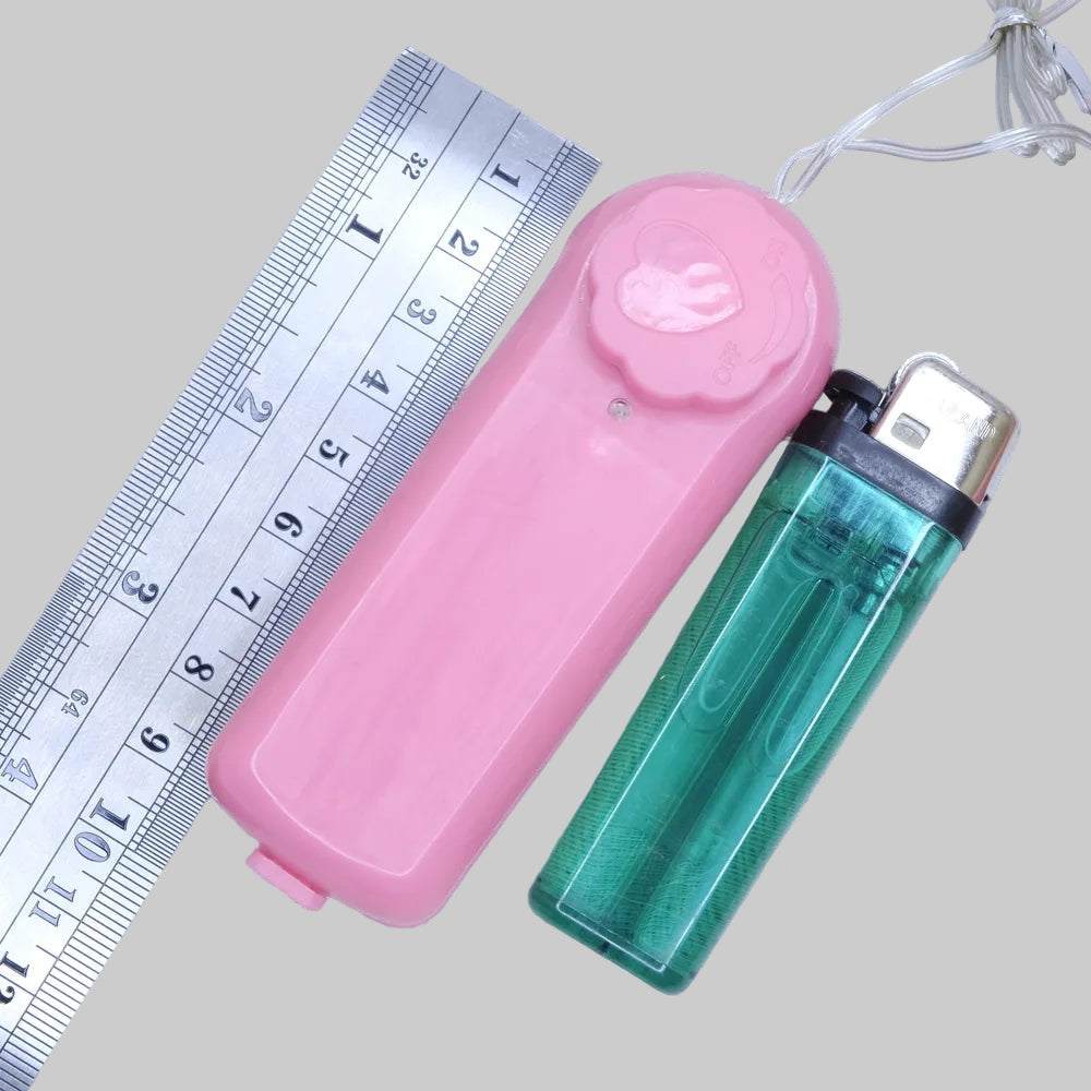 vibratorไข่สั่นสองหัวสีชมพู