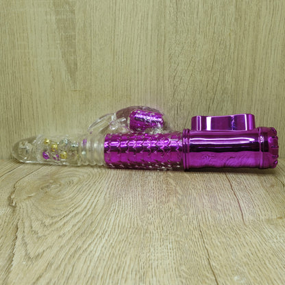 DILDO ลูกปัดสี: สั่นสะเทือน 360 องศา หมุนได้รอบทิศทาง