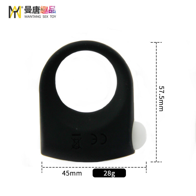 แหวนสั่นซิลิโคน Mantang สำหรับผู้ชาย - แหวนดีเลย์หลายจุด ของเล่นทางเพศ