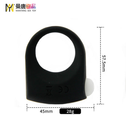 แหวนสั่นซิลิโคน Mantang สำหรับผู้ชาย - แหวนดีเลย์หลายจุด ของเล่นทางเพศ