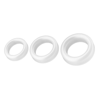 แหวนจิยูวัชระ - แหวนล็อคหนังหุ้มปลายอวัยวะเพศชาย แหวนชะลอการหลั่ง ชุดสามชิ้น