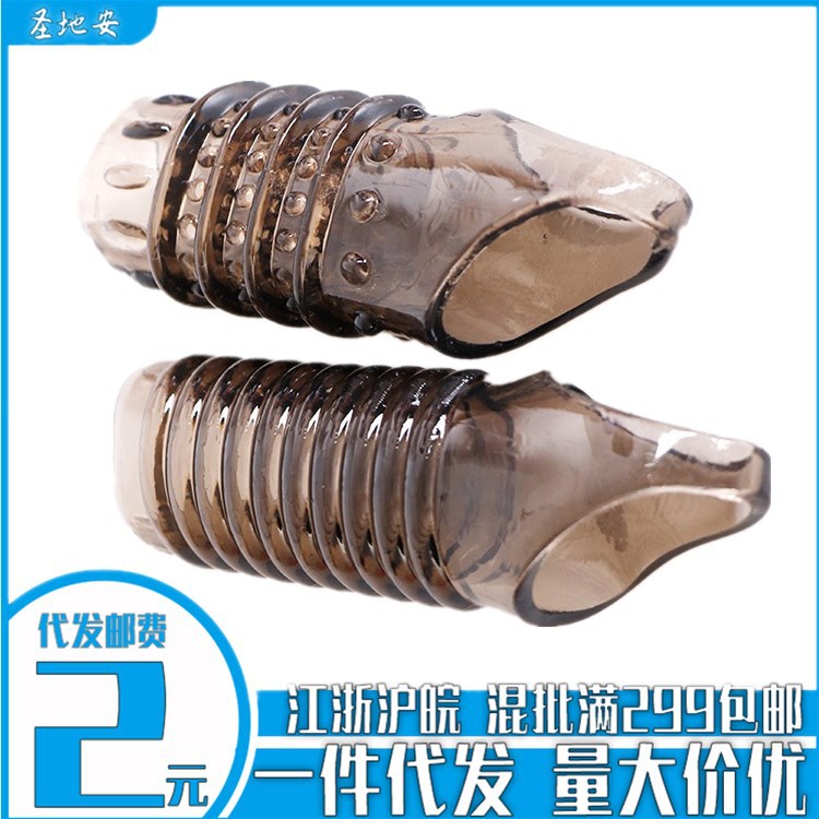 ปลอกเกลียวปลอกฟันหมาป่า - แหวนล็อคปลอกขยายอวัยวะเพศชายหนา แหวนหดปลอก