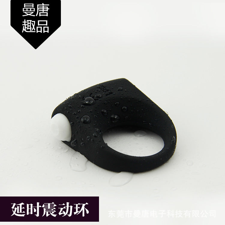 แหวนสั่นซิลิโคน Mantang สำหรับผู้ชาย - แหวนดีเลย์หลายจุด ของเล่นทางเพศ