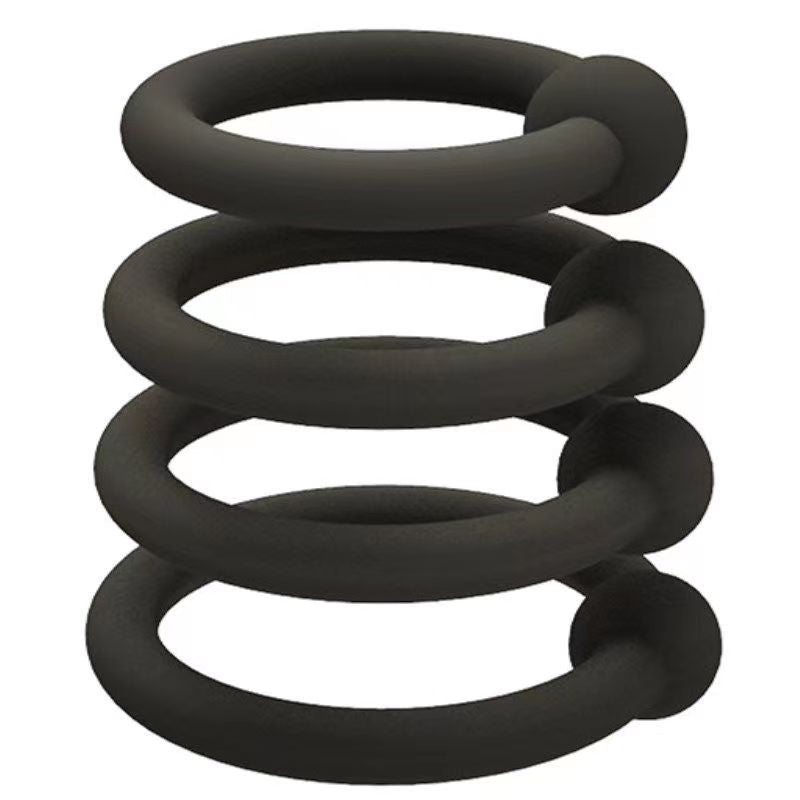 The Endurance 4X - ชุดแหวนรัดองคชาตปรับระดับ 4 ไซส์ เพื่อการชะลอการหลั่ง