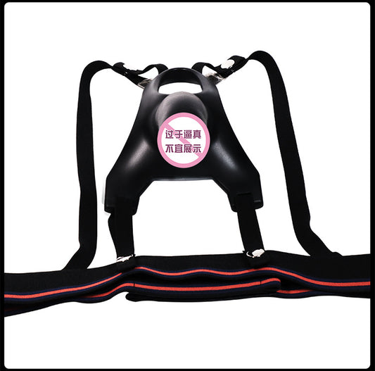 🖤 กางเกงทอม (Hollow Strap-on) | อุปกรณ์สวมใส่ซิลิโคนแบบกลวง สายรัดปรับได้