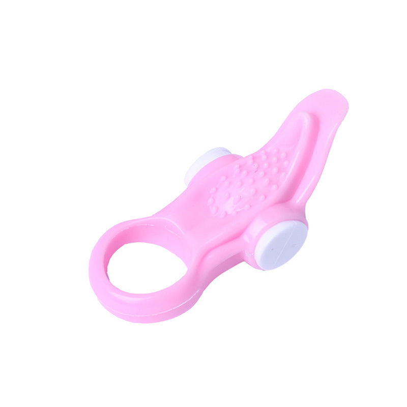 แหวนสั่นชะลอการหลั่งแบบกล่องลิ้นกระต่าย - แหวนล็อคองคชาตอิเล็กทรอนิกส์