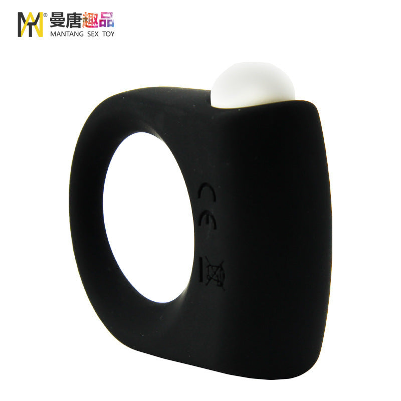 แหวนสั่นซิลิโคน Mantang สำหรับผู้ชาย - แหวนดีเลย์หลายจุด ของเล่นทางเพศ