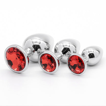 Mini Size (3.4cm) Large Stainless Steel Anal Plug for Home Use - Adult Sex Toys