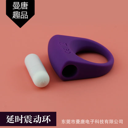 แหวนสั่นซิลิโคน Mantang สำหรับผู้ชาย - แหวนดีเลย์หลายจุด ของเล่นทางเพศ