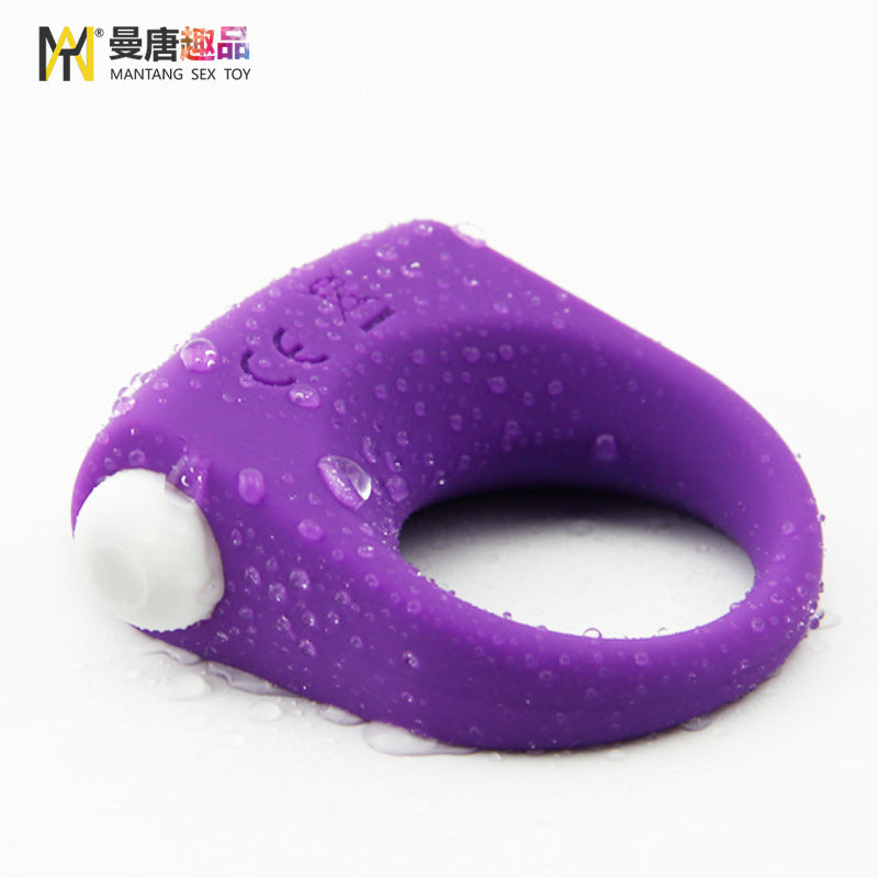 แหวนสั่นซิลิโคน Mantang สำหรับผู้ชาย - แหวนดีเลย์หลายจุด ของเล่นทางเพศ
