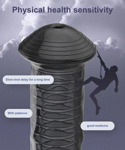 ถุงยางอนามัยเพิ่มขนาด แหวนอวัยวะเพศชาย ปลอกซิลิโคน TPE ชะลอการหลั่ง