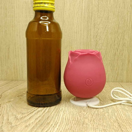 เครื่องดูดกระตุ้นรูปดอกกุหลาบ (Rose Suction Vibrator) 10 โหมด
