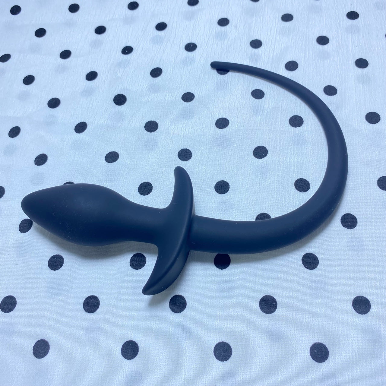 Silicone Anal Plug for Men with Dog Tail Shape - Sex Toys