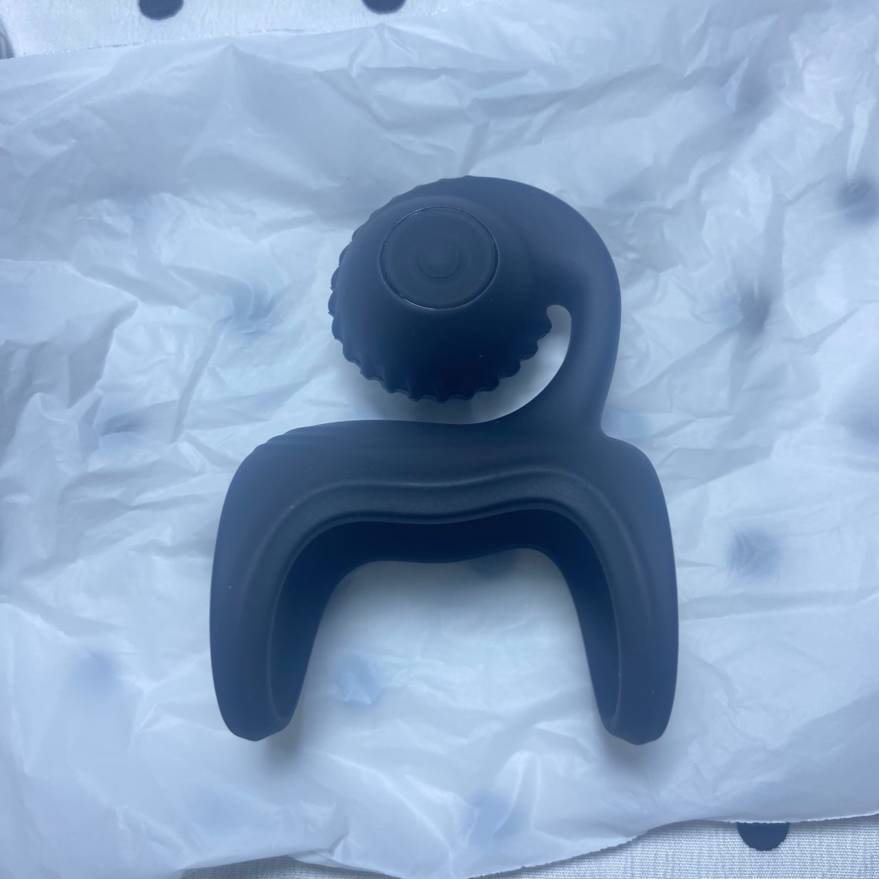 HARUE Snail Shape Clitoris Stimulator Vibrating Ring - Dual Motors 10 Modes