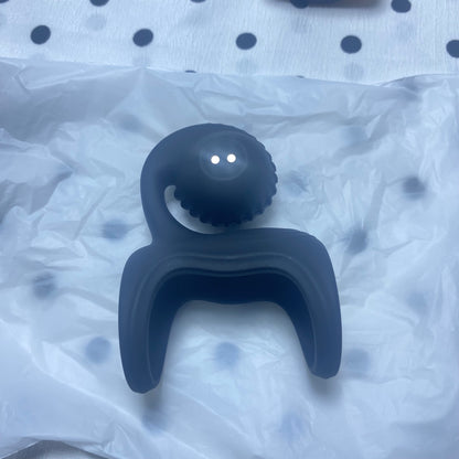 HARUE Snail Shape Clitoris Stimulator Vibrating Ring - Dual Motors 10 Modes