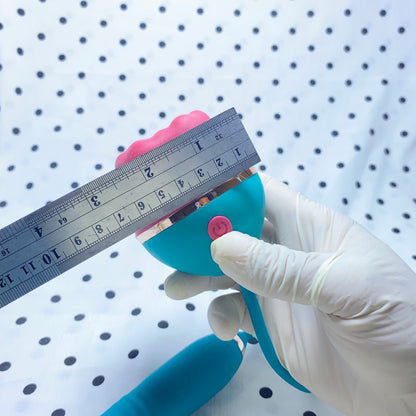 เครื่องสั่นสำหรับผู้หญิง  ดูดลิ้นอัตโนมัติ เครื่องนวดริมฝีปากสีแดง สายยาวชาร์จไฟได้