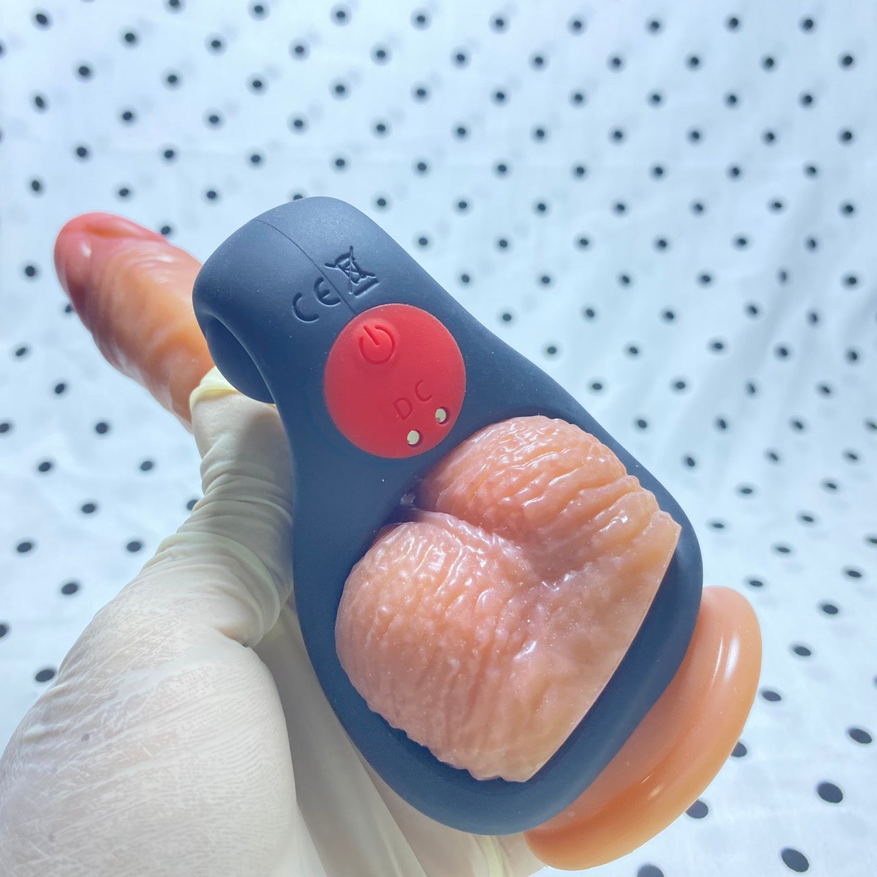 Double Ring Vibrating Ring - Semen Lock - Delay Ejaculation, Penis Exerciser for Couples