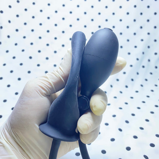 สินค้าสำหรับผู้ใหญ่ ปลั๊กอุดทวารหนักแบบเป่าลม อุปกรณ์ขยายทวารหนัก Inflatable Anal Plug Expander