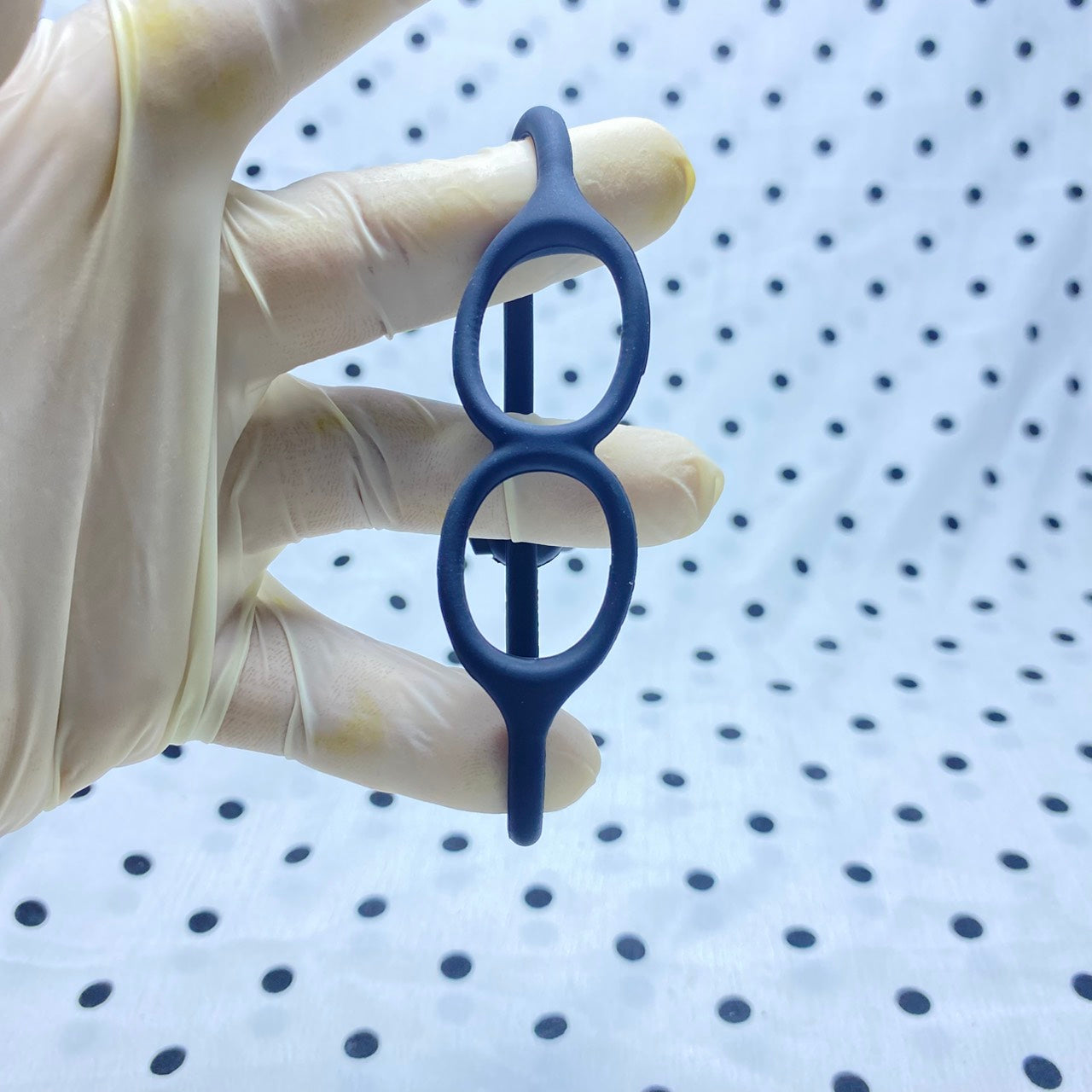 The Figure-Eight Adjustable Silicone Semen Lock & Retention Ring - เชือกล็อคน้ำอสุจิซิลิโคนปรับได้