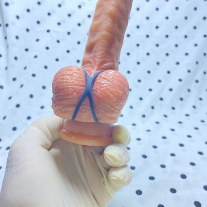 The Figure-Eight Adjustable Silicone Semen Lock & Retention Ring - เชือกล็อคน้ำอสุจิซิลิโคนปรับได้