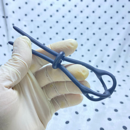 The Figure-Eight Adjustable Silicone Semen Lock & Retention Ring - เชือกล็อคน้ำอสุจิซิลิโคนปรับได้