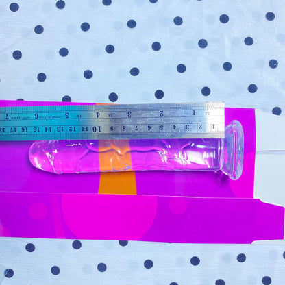 💎 คริสตัลเจลลี่ใส (Crystal Jelly Dildo) | ดิลโด้โปร่งใสพร้อมฐานดูดแรงสูง หลายขนาด