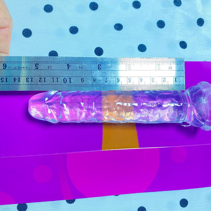 💎 คริสตัลเจลลี่ใส (Crystal Jelly Dildo) | ดิลโด้โปร่งใสพร้อมฐานดูดแรงสูง หลายขนาด