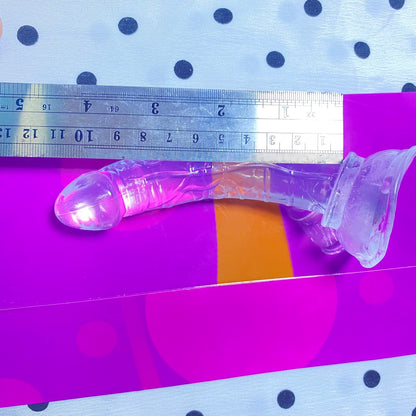 💎 คริสตัลเจลลี่ใส (Crystal Jelly Dildo) | ดิลโด้โปร่งใสพร้อมฐานดูดแรงสูง หลายขนาด