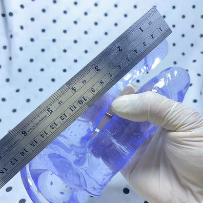 Anal plug with large double dildo rods, dual-use, soft anal plug, adult sex toys