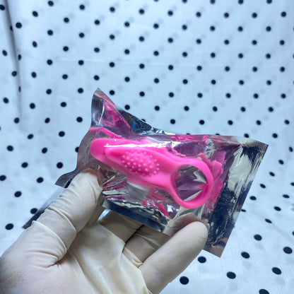 Rabbit Tongue Box-Type Delay Ejaculation Vibrating Ring - Electronic Penis Lock Ring