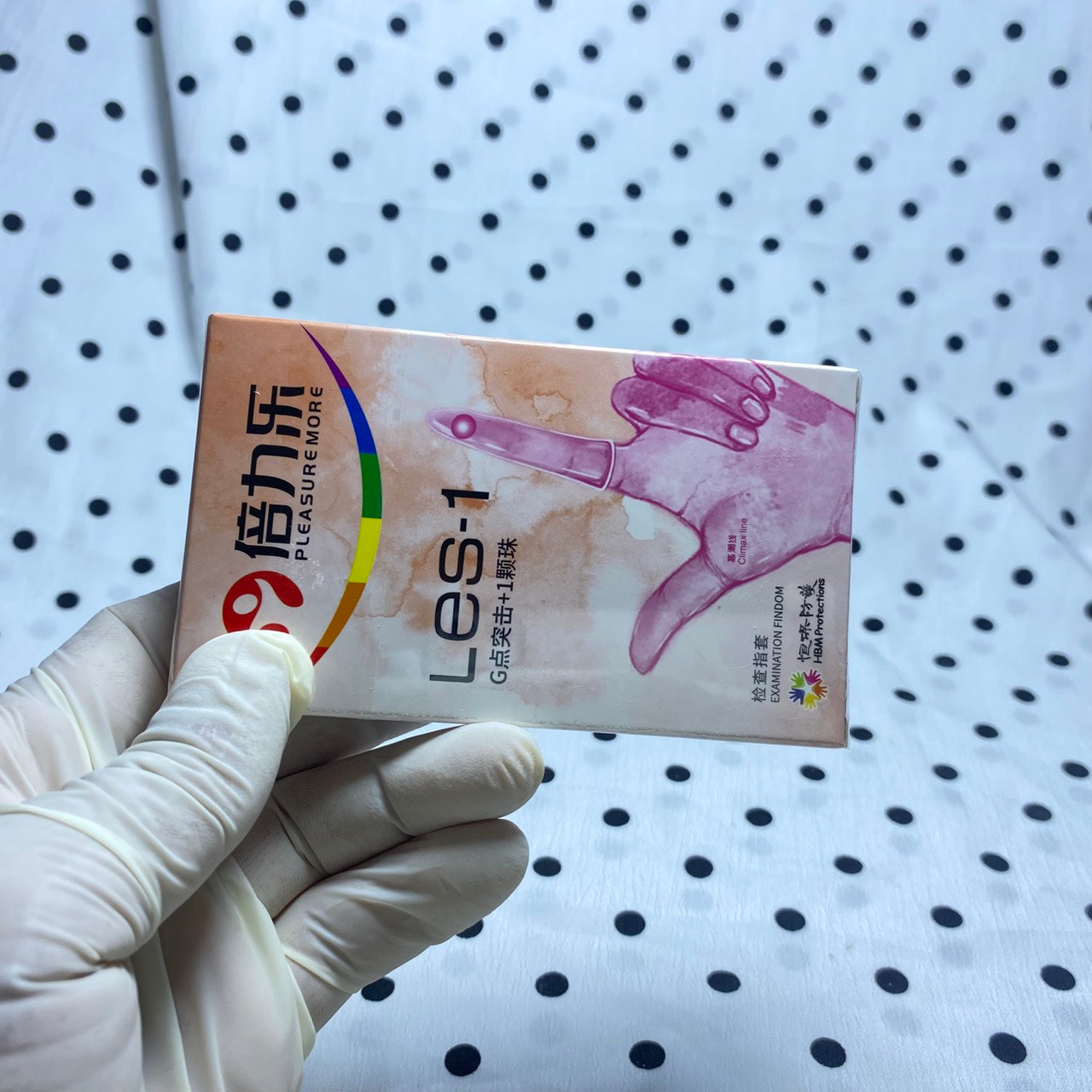 🧤 ถุงยางนิ้ว Pleasure More (倍力乐) | อุปกรณ์สวมนิ้วกระตุ้นจุด G