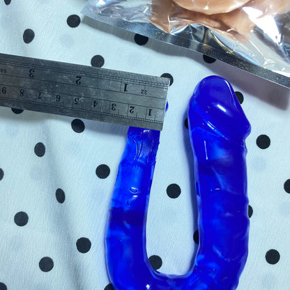 🐲 ดิลโด้สองหัว "มังกรคู่" (Double-Ended Dildo) | โค้งงอได้อิสระ เพื่อประสบการณ์ร่วมกันของคู่รัก