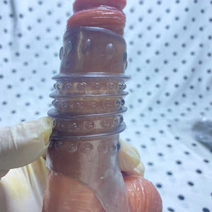 Wolf Tooth Sheath Screw - Thick Penis Enlargement Sheath Lock Ring, Shrinking Sheath Ring