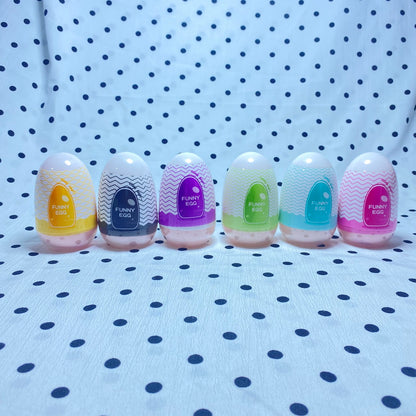 LaiLe Mini Male Masturbator Egg Portable Male Sex Toy Masturbation Egg for Men