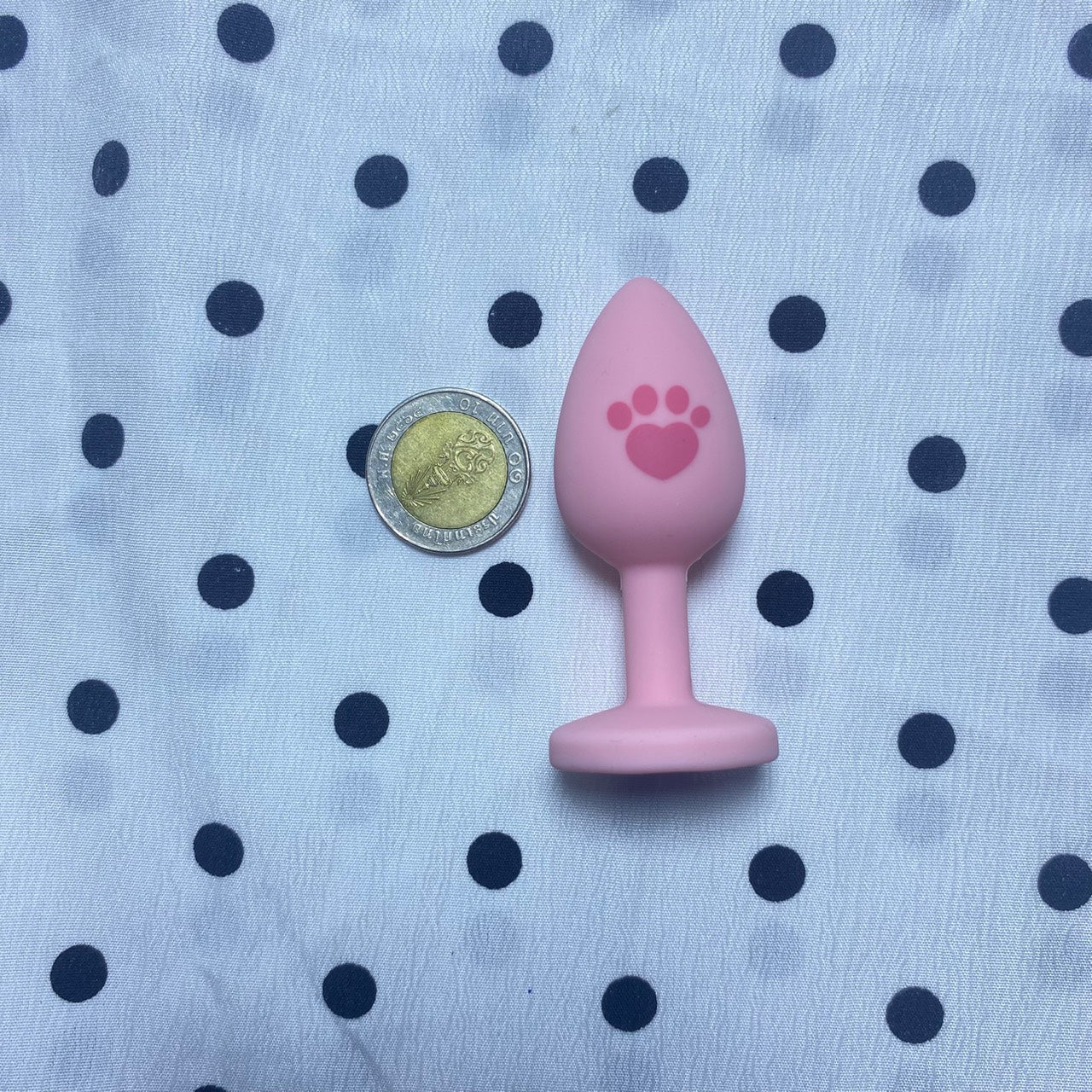 ปลั๊กทวารหนักสำหรับผู้ใหญ่ หางกระต่าย หางสั้นซิลิโคนสีชมพู Pink Silicone Short Tail