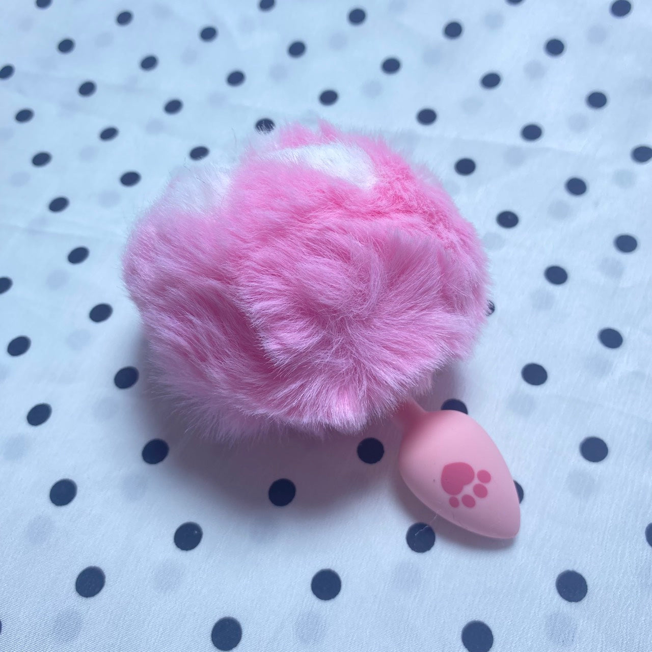 ปลั๊กทวารหนักสำหรับผู้ใหญ่ ปลั๊กหางลายอุ้งเท้าแมวสีชมพู Pink Cat Paw Anal Plug