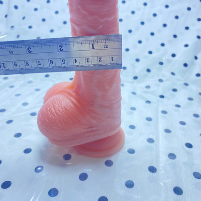 ดิลโด้จำลองซิลิโคนติดผนัง 22 ซม